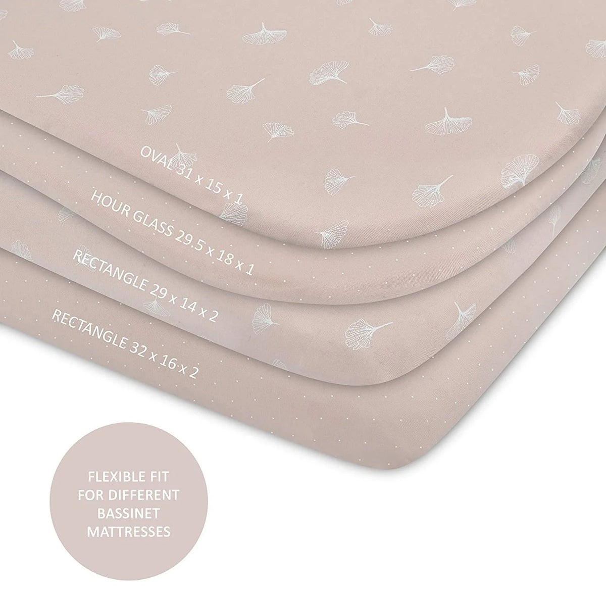 Elys & Co Gingko Print Cotton Sheets