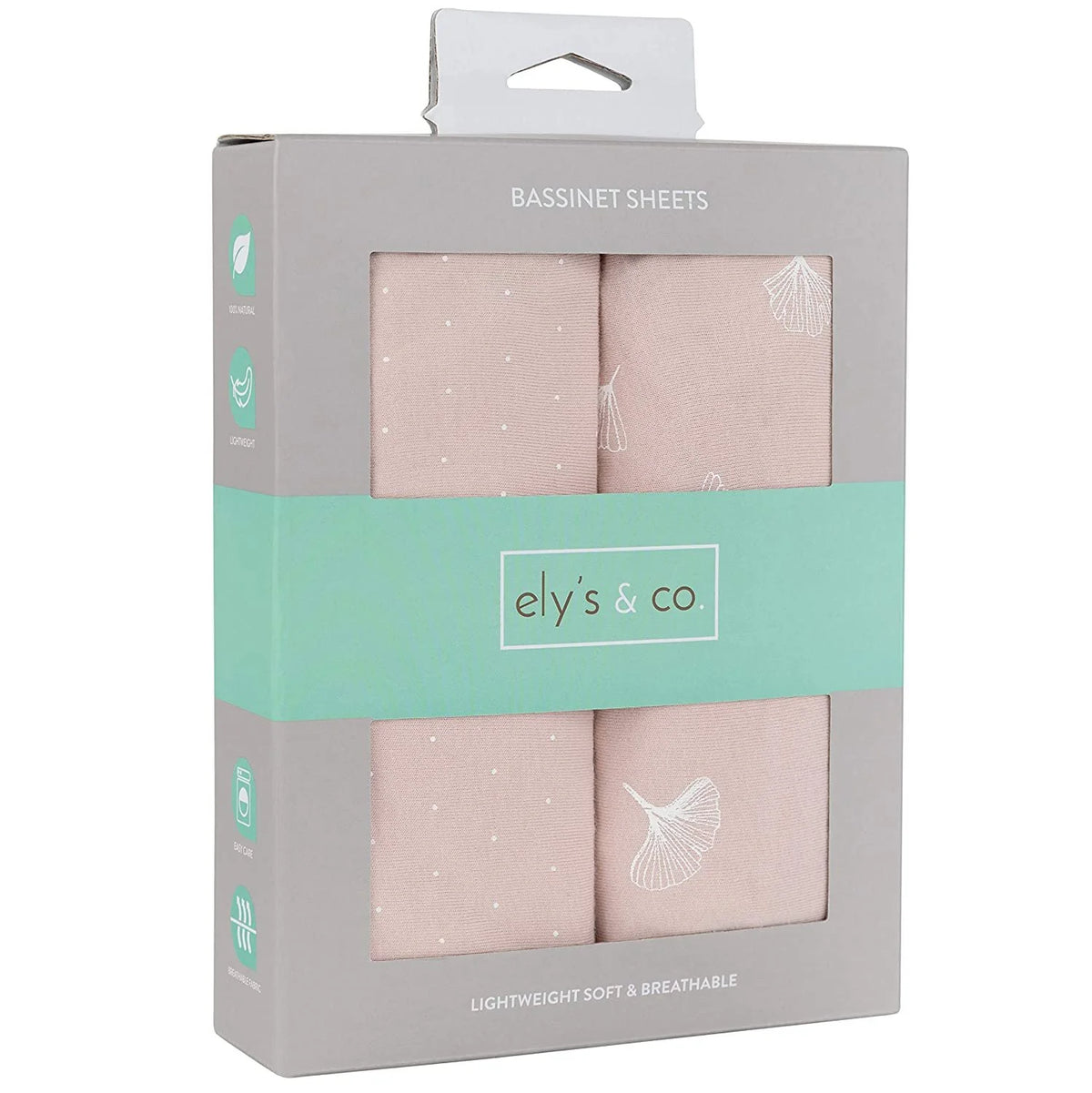 Elys & Co Gingko Print Cotton Sheets