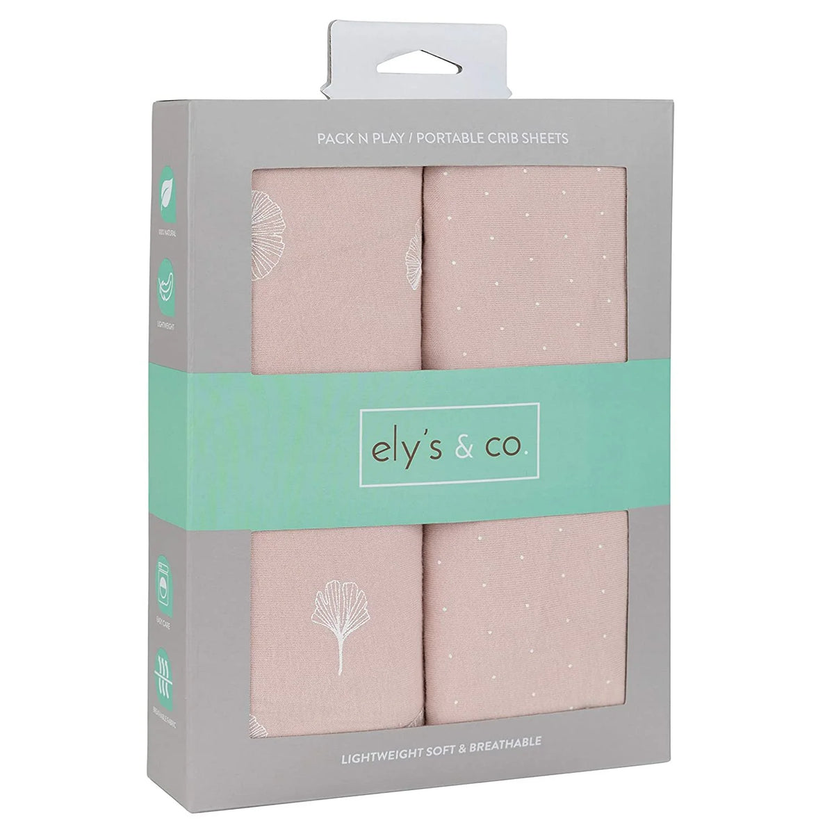Elys & Co Gingko Print Cotton Sheets