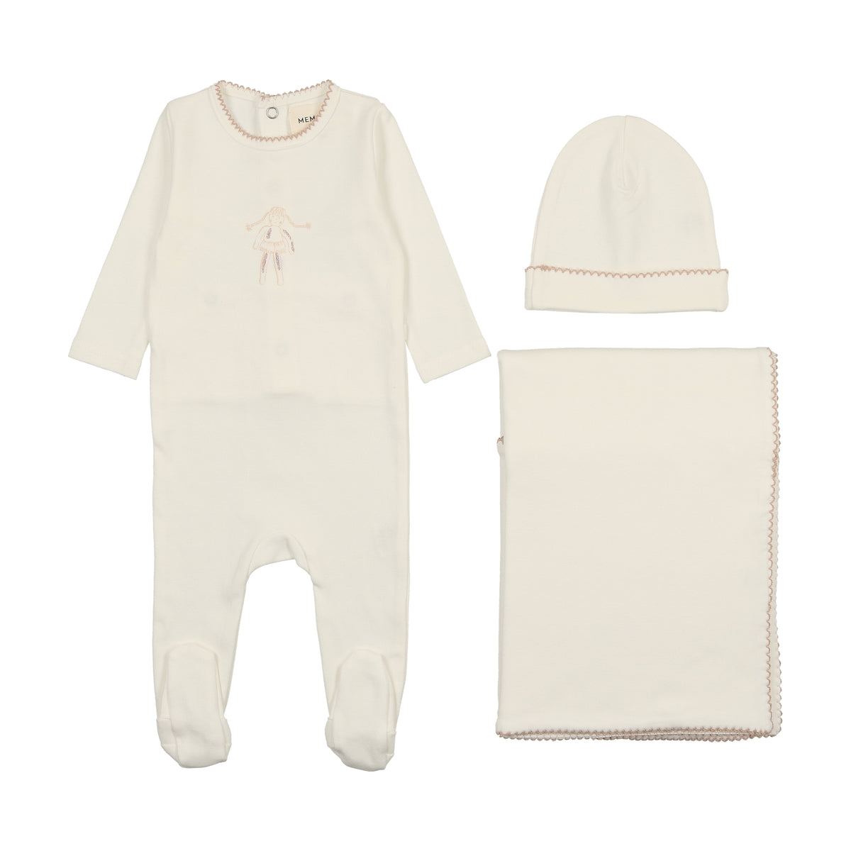 Mema Knits Doll Layette Set AW24