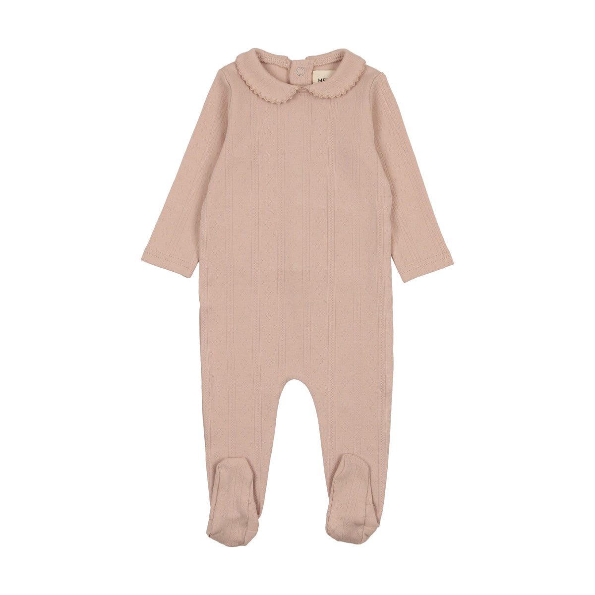 Mema Knits Pointelle Footie AW24