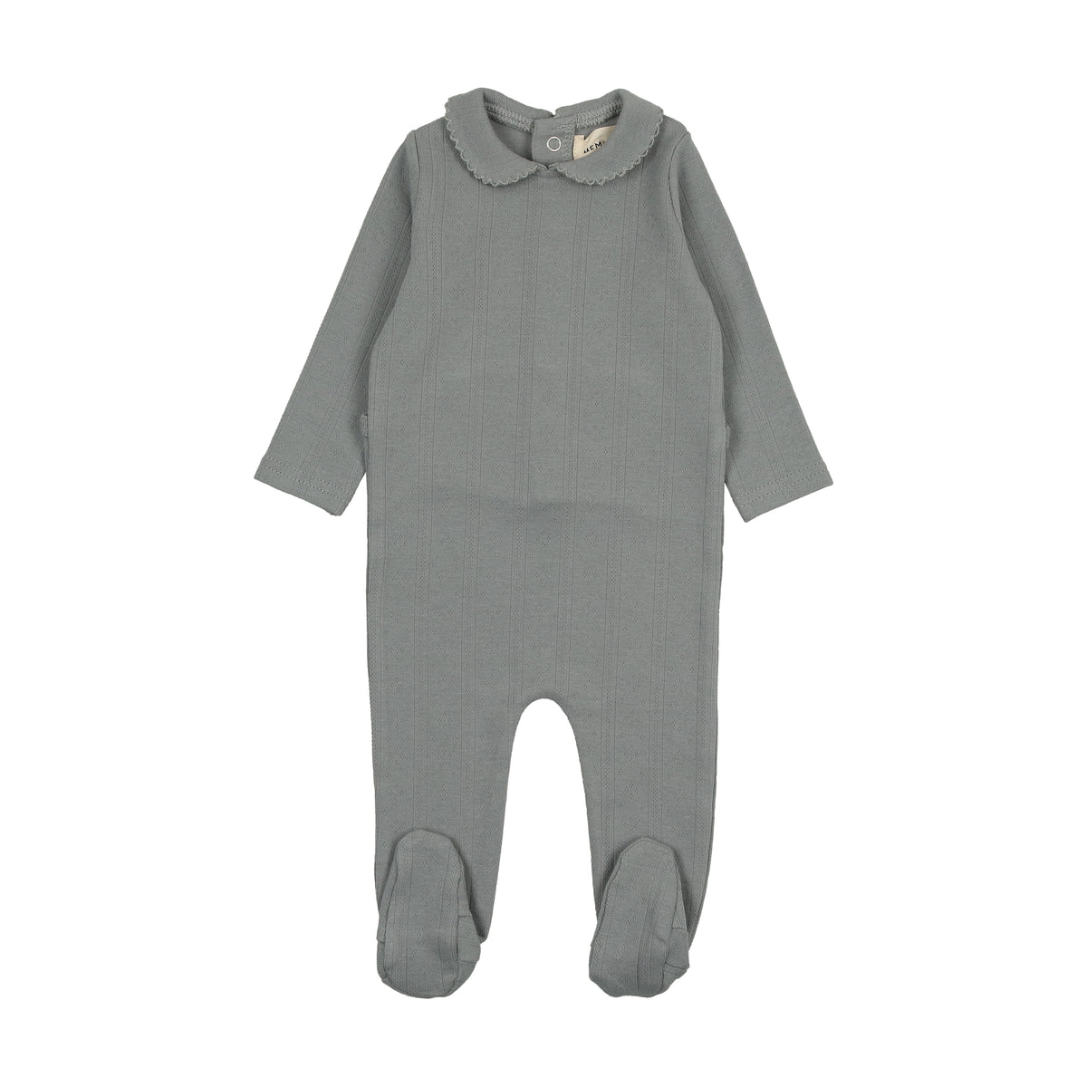 Mema Knits Pointelle Footie AW24