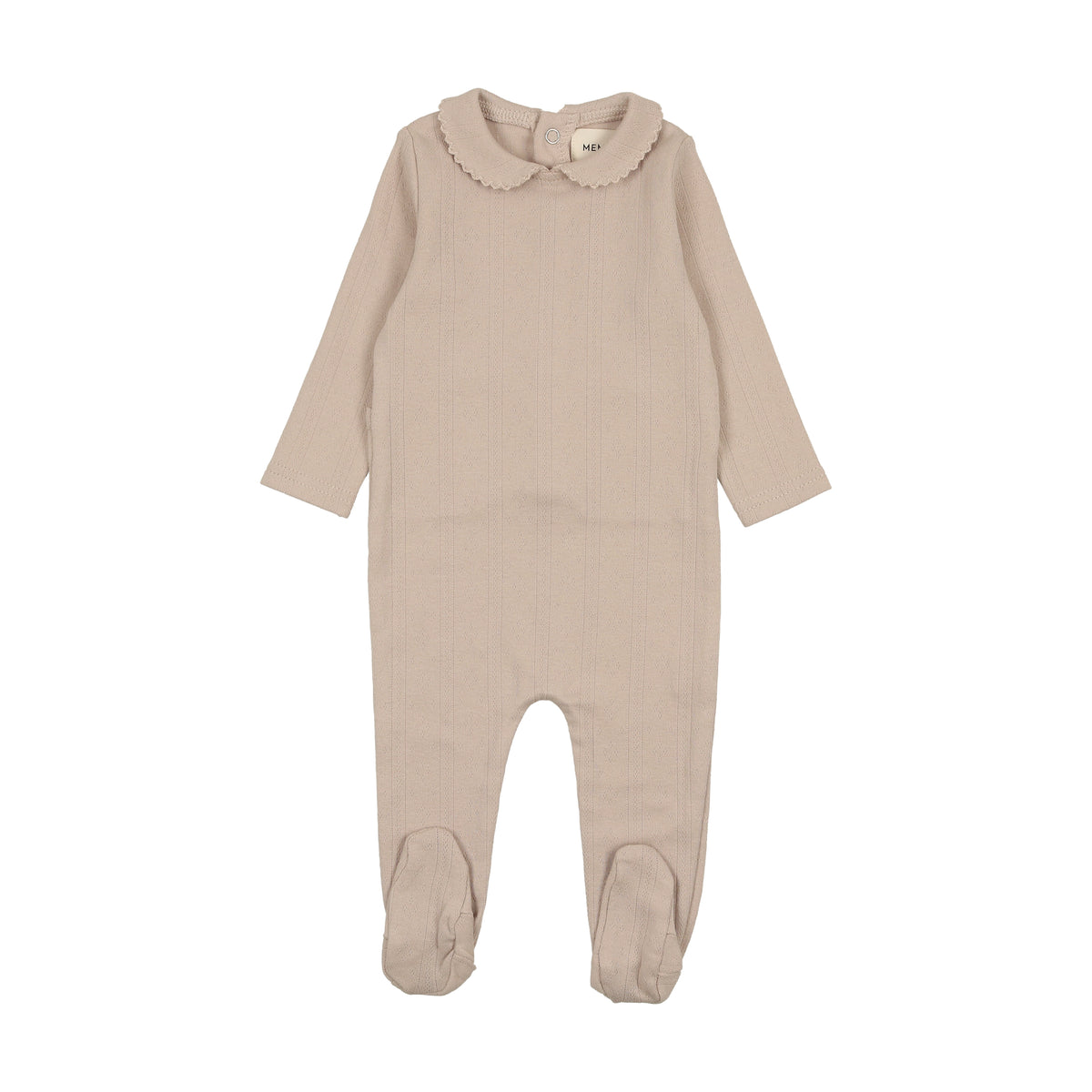 Mema Knits Pointelle Footie AW24