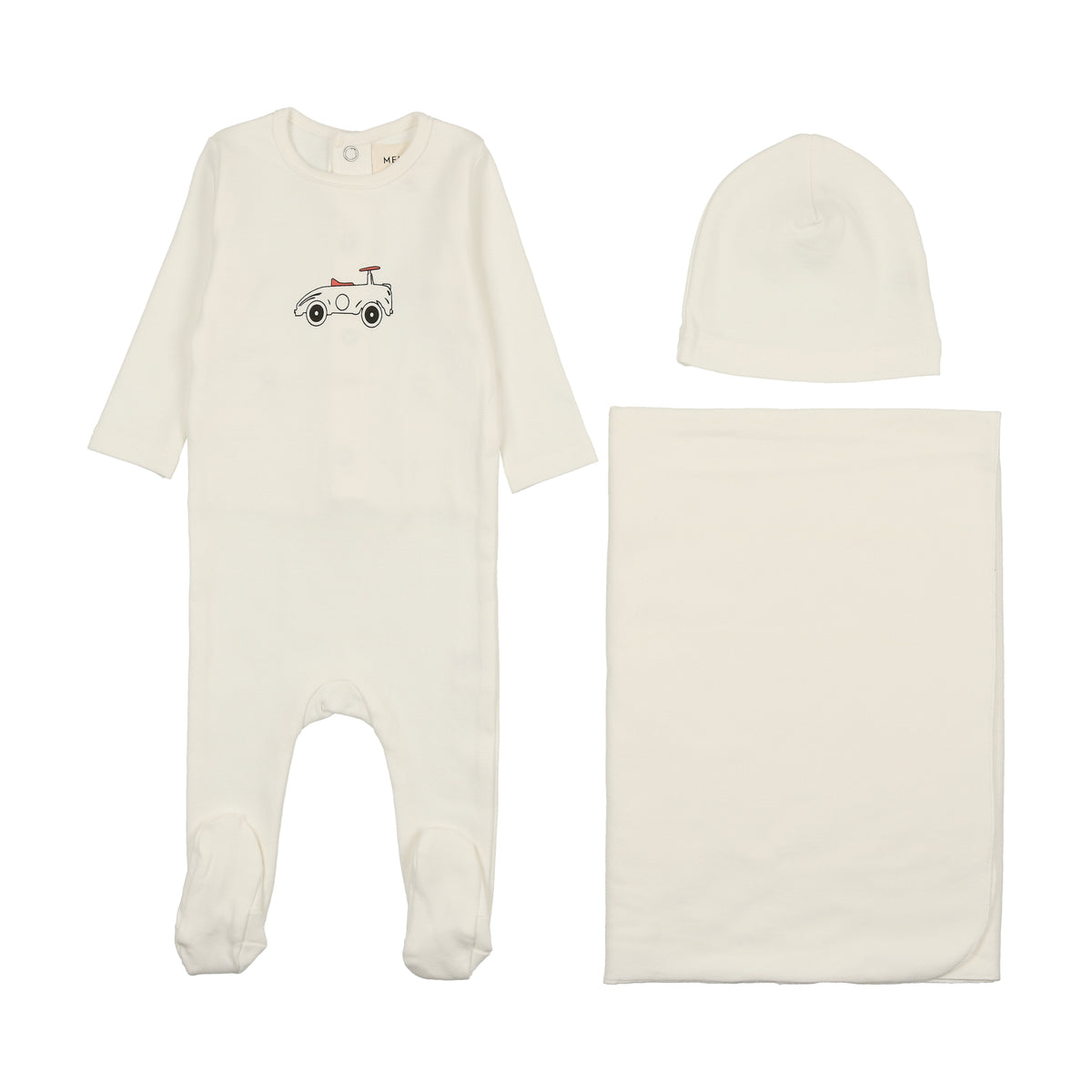 Mema Knits Car Layette Set AW24