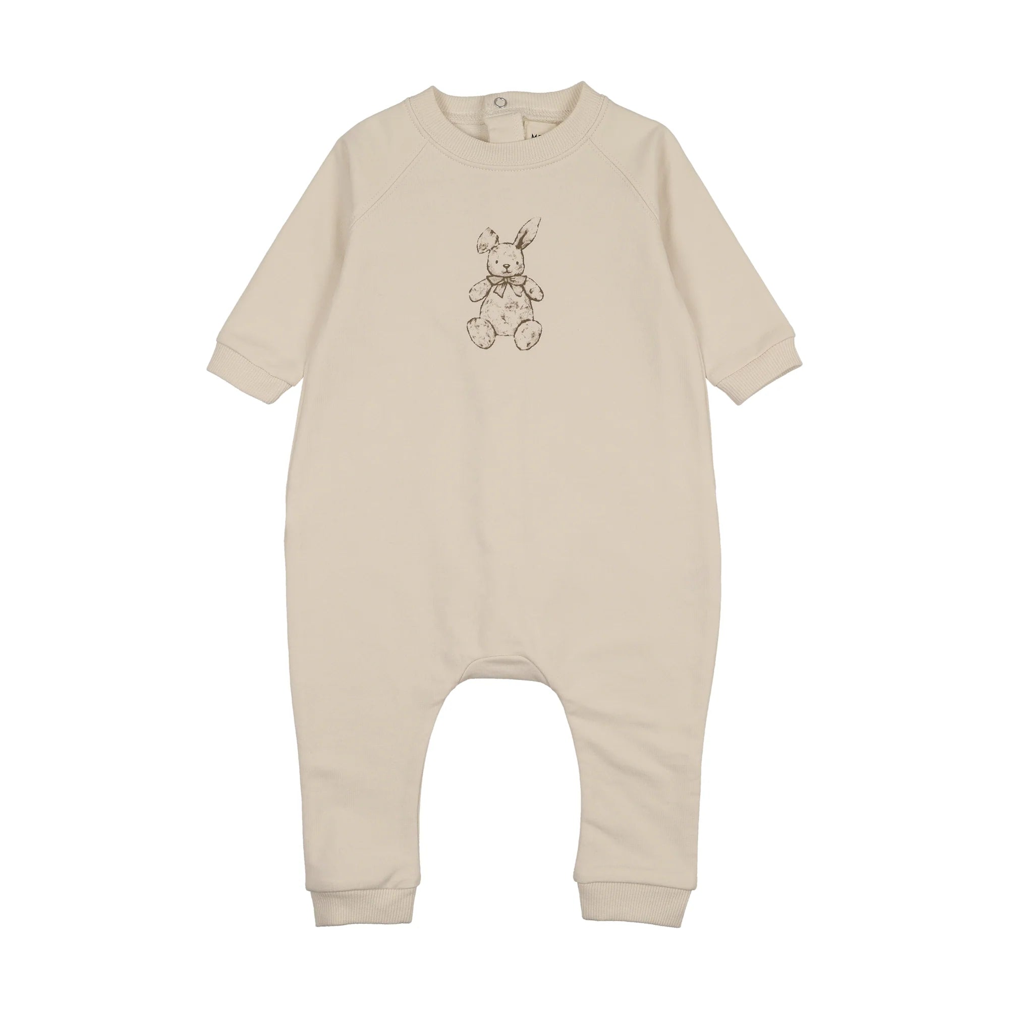 Mema Knits Vintage Bunny Jumpsuit - Light Beige/Otter