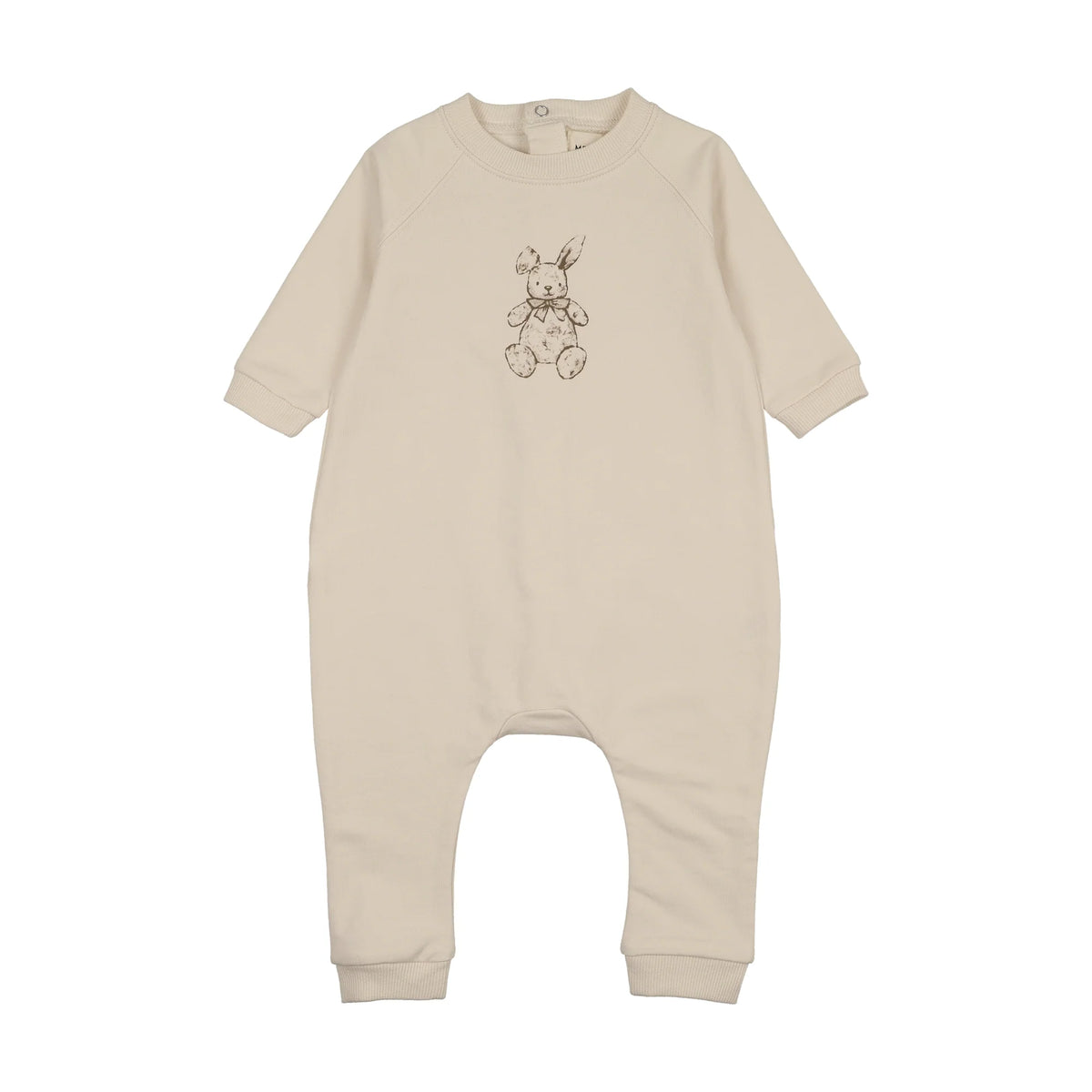 Mema Knits Vintage Bunny Jumpsuit - Light Beige/Otter