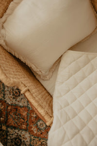 Mini Manilla Gauze accent pillow