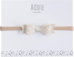 Adora Mini Suede Bow Headband