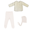 Kipp Mink Cardigan, Leggings & Hat Set