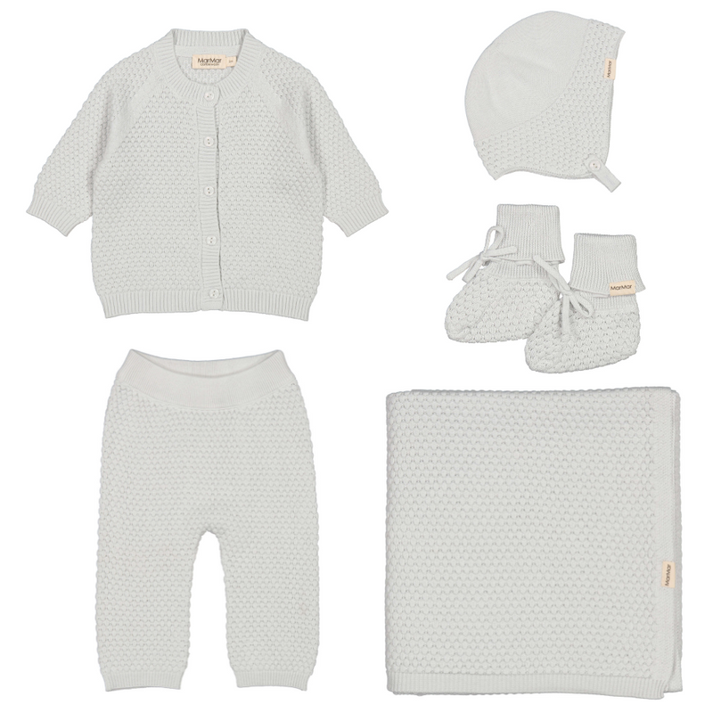 Marmar Morning Dew Knit Top, Pants, Booties W Blanket