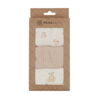 Mema Knits Pointelle Undershirts - Bear
