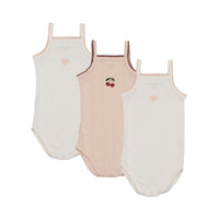 Mema Knits Pointelle Undershirts - Heart Printed