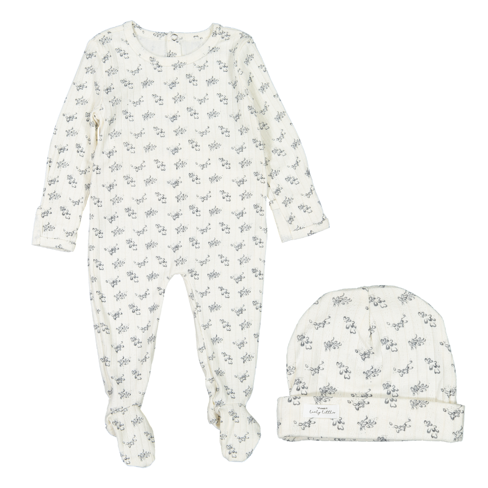 Lovely Littles Oaklyn Footie & Beanie