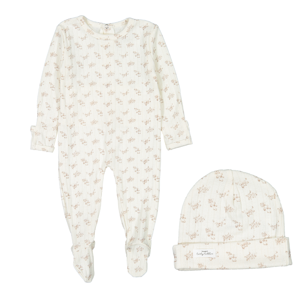 Lovely Littles Oaklyn Footie & Beanie