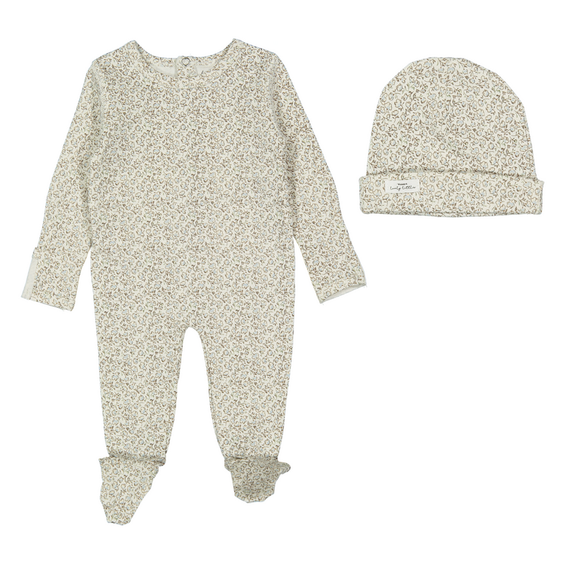 Lovely Littles Paige Footie & Beanie