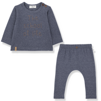 1 + In The Family Harald Top & Pants Set - Denim
