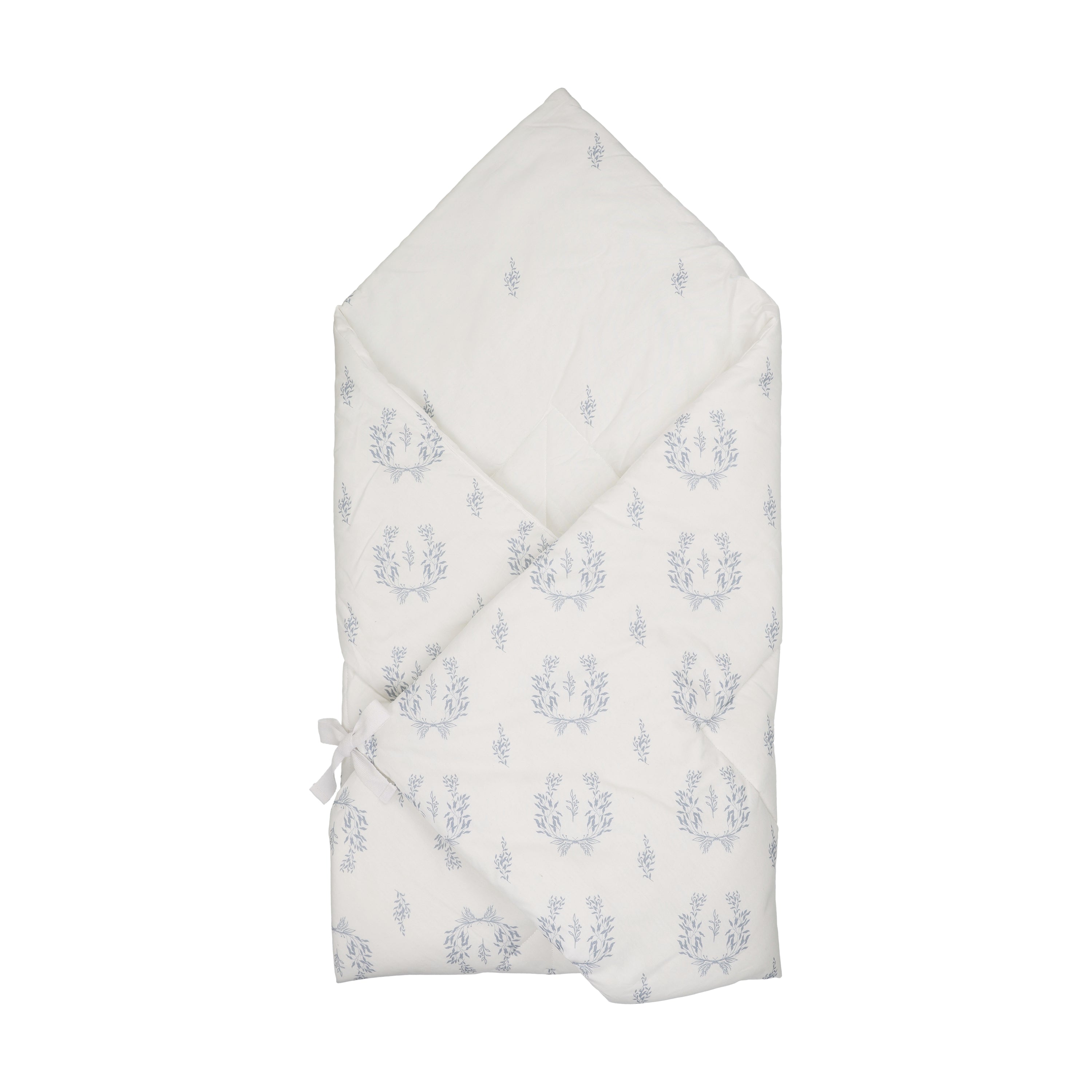 Peluche Botanical Baby Wrap Playmat - Blue