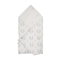 Peluche Botanical Baby Wrap Playmat - Blue