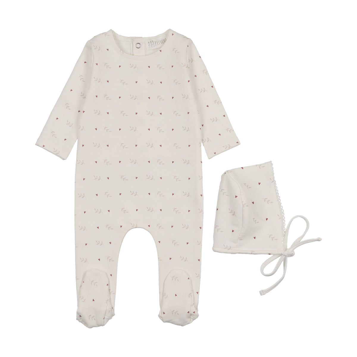 Peluche Offshoot Teakettle Footie & Hat - Pink