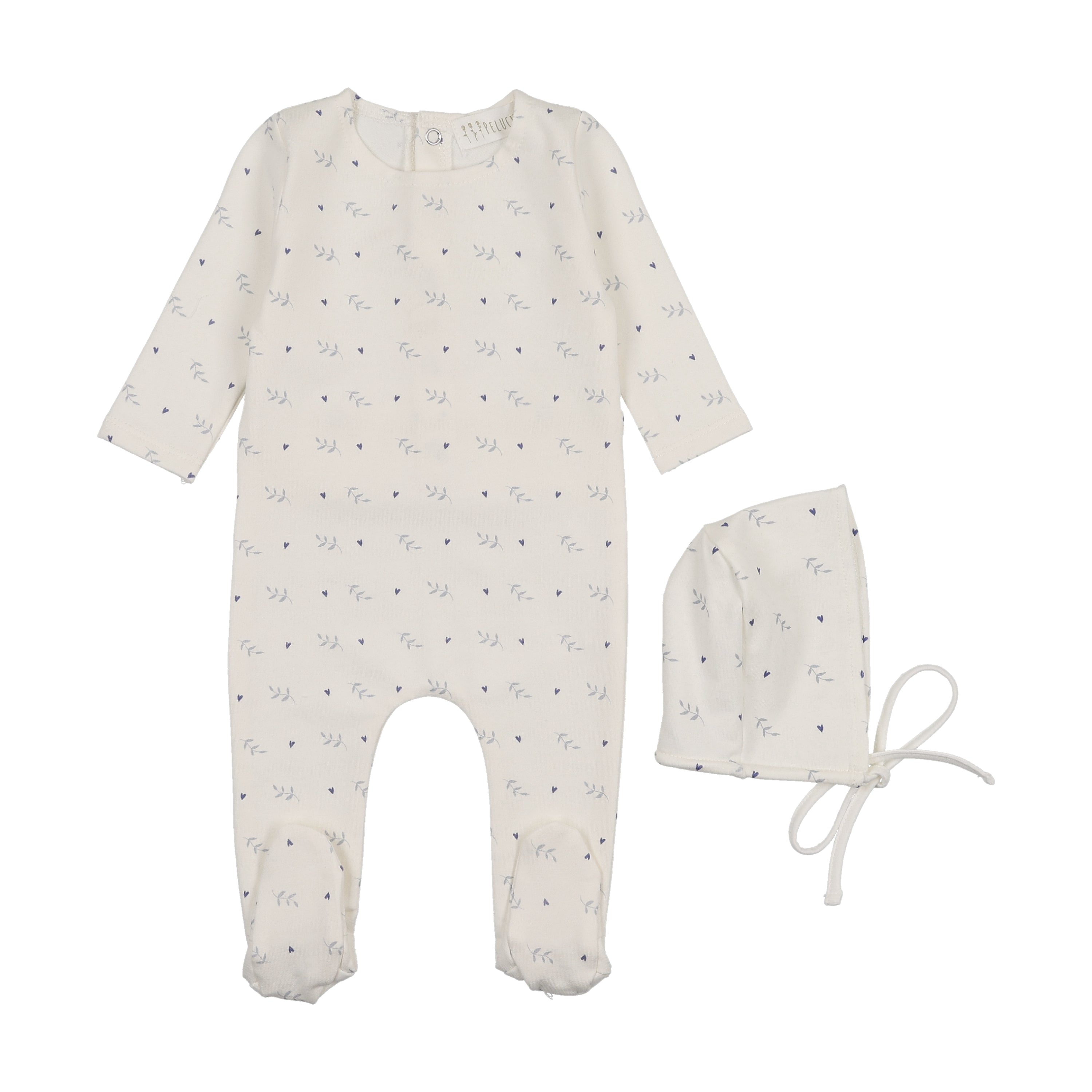 Peluche Offshoot Teakettle Footie & Hat - Blue