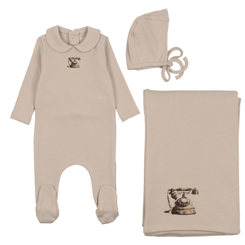 Bee & Dee Antique Phone Layette Set