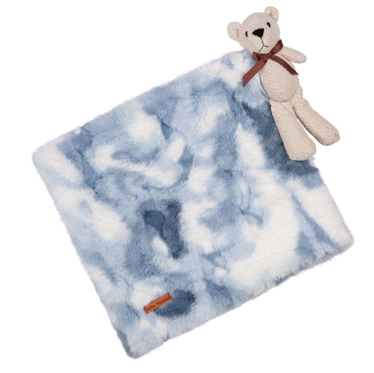 Bebe Beaute Teddy Mini Fuzz - Tie Dye Blue