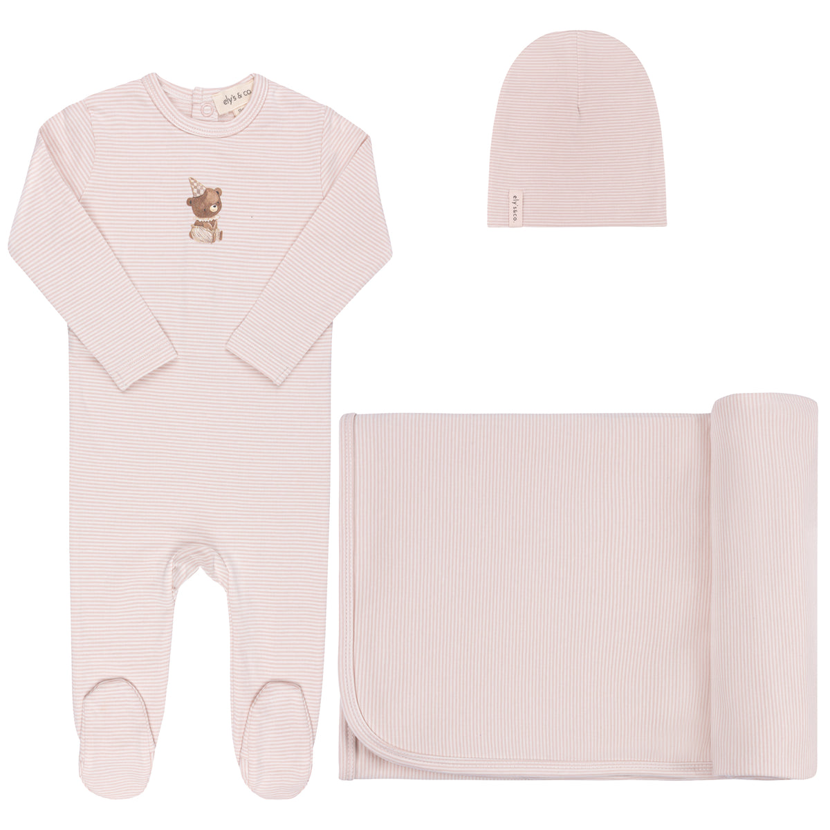 Elys & Co Bear Layette Set