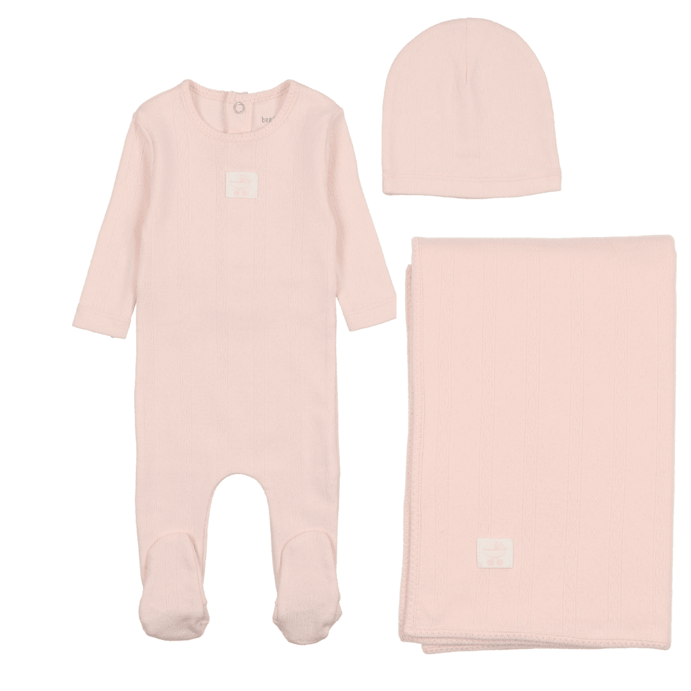 Bee & Dee Pointelle Carriage Layette Set