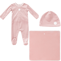 Kipp Leaf Motif Layette Set