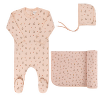 Elys &  Co Garden Floral Print Layette Set