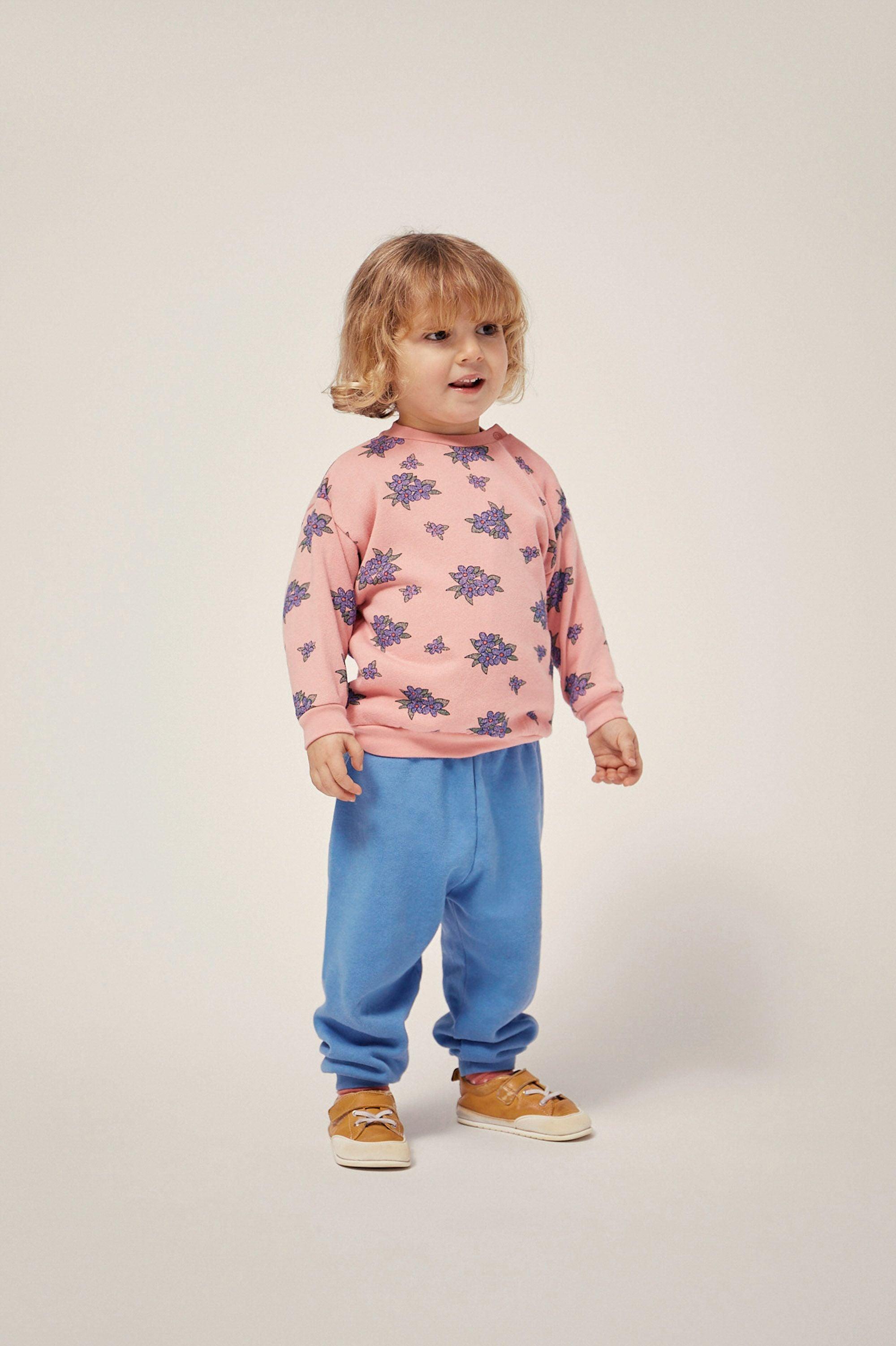 The Campamento Flowers Baby Sweatshirt – Babys breath layette