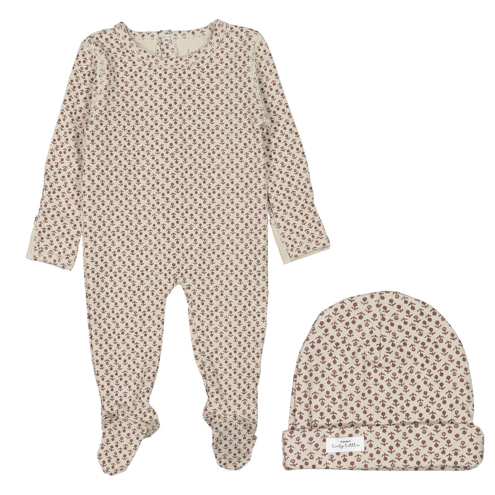 Lovely Littles Quinn Footie &  Beanie