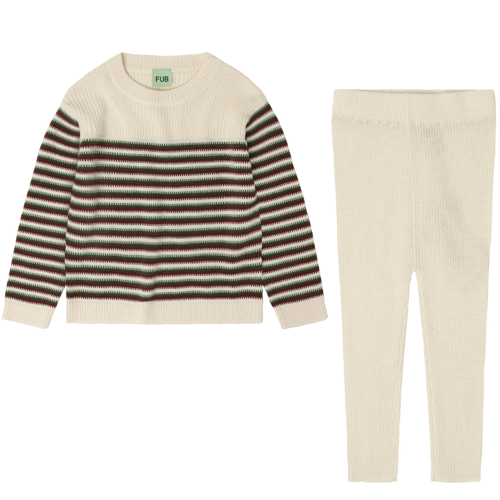 FUB Striped Sweater & Leggings