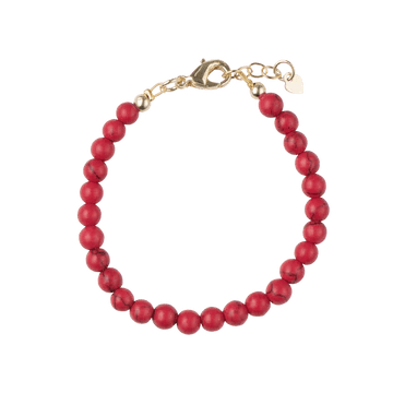 Picky Bracelet Red Dye Beads