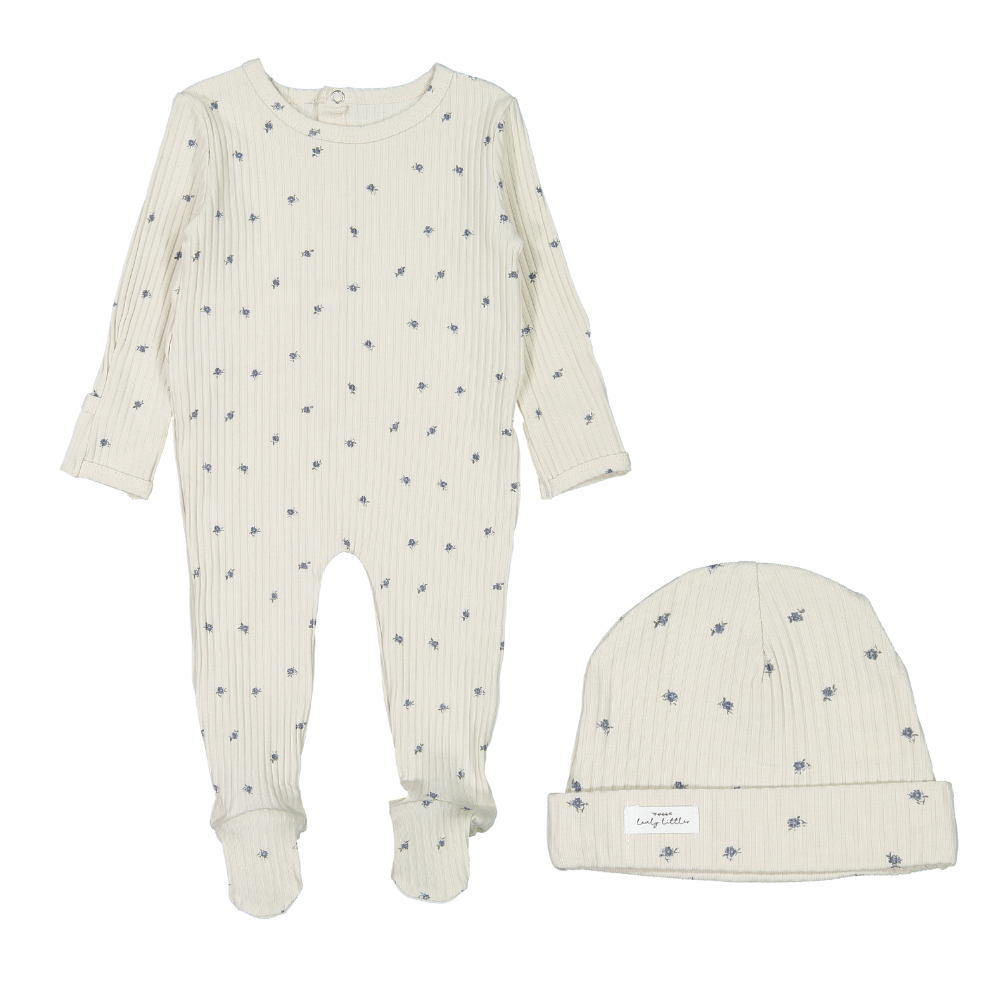 Lovely Littles Rosa Footie & Beanie