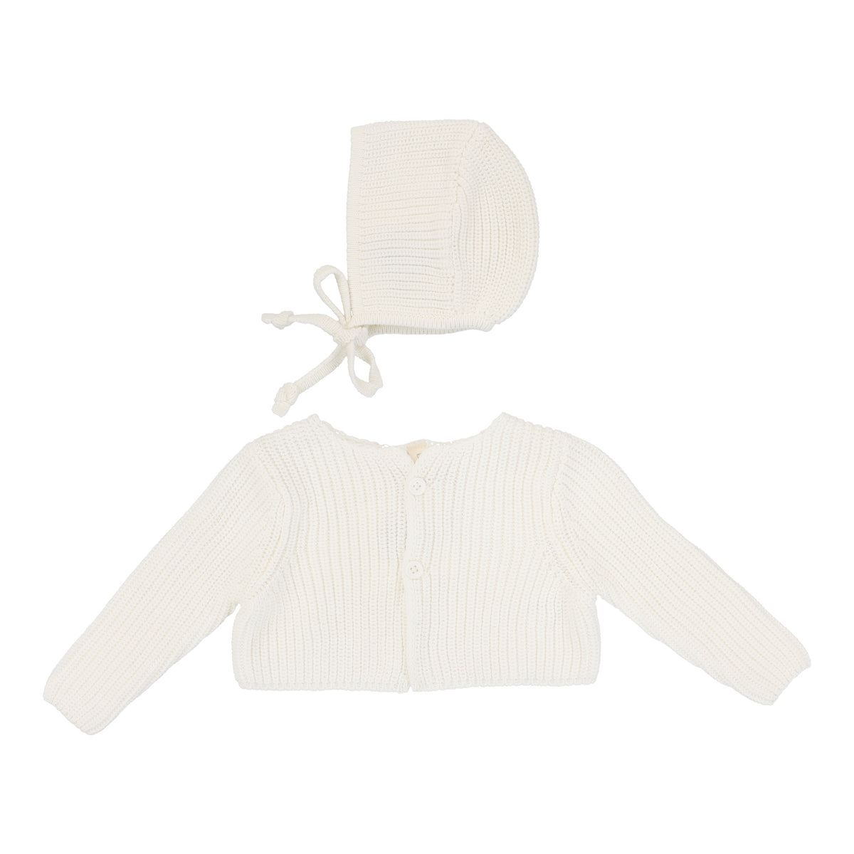 Lilette Chunky Knit Shrug & Bonnet SS25