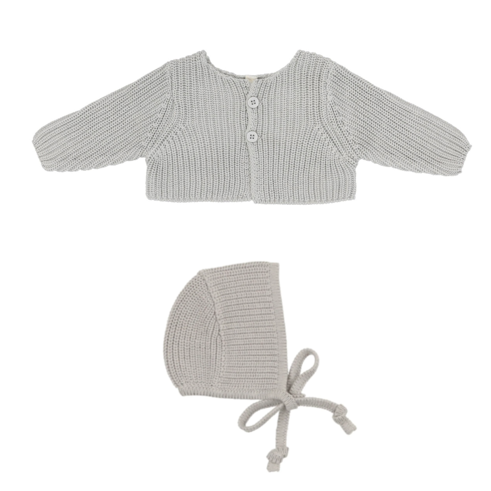 Lilette Chunky Knit Shrug & Bonnet