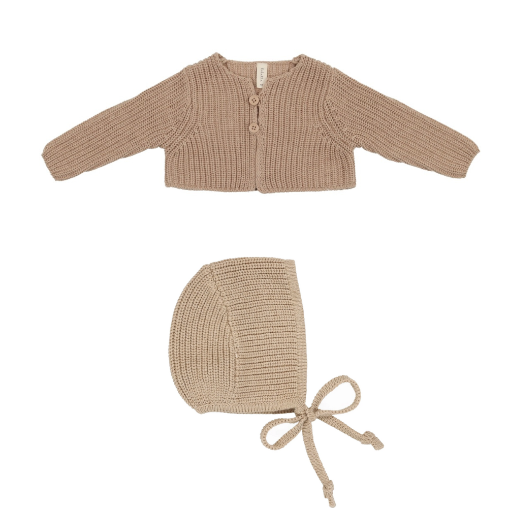 Lilette Chunky Knit Shrug & Bonnet