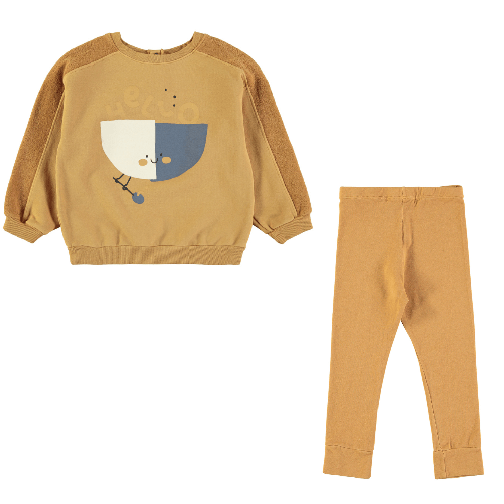 Baby Clic Soup Mustard Sweater & Leggings