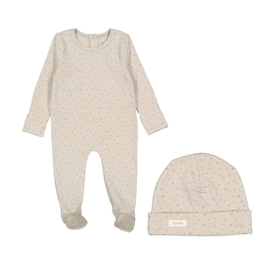 Ladida Star/Heart Footie & Beanie AW24