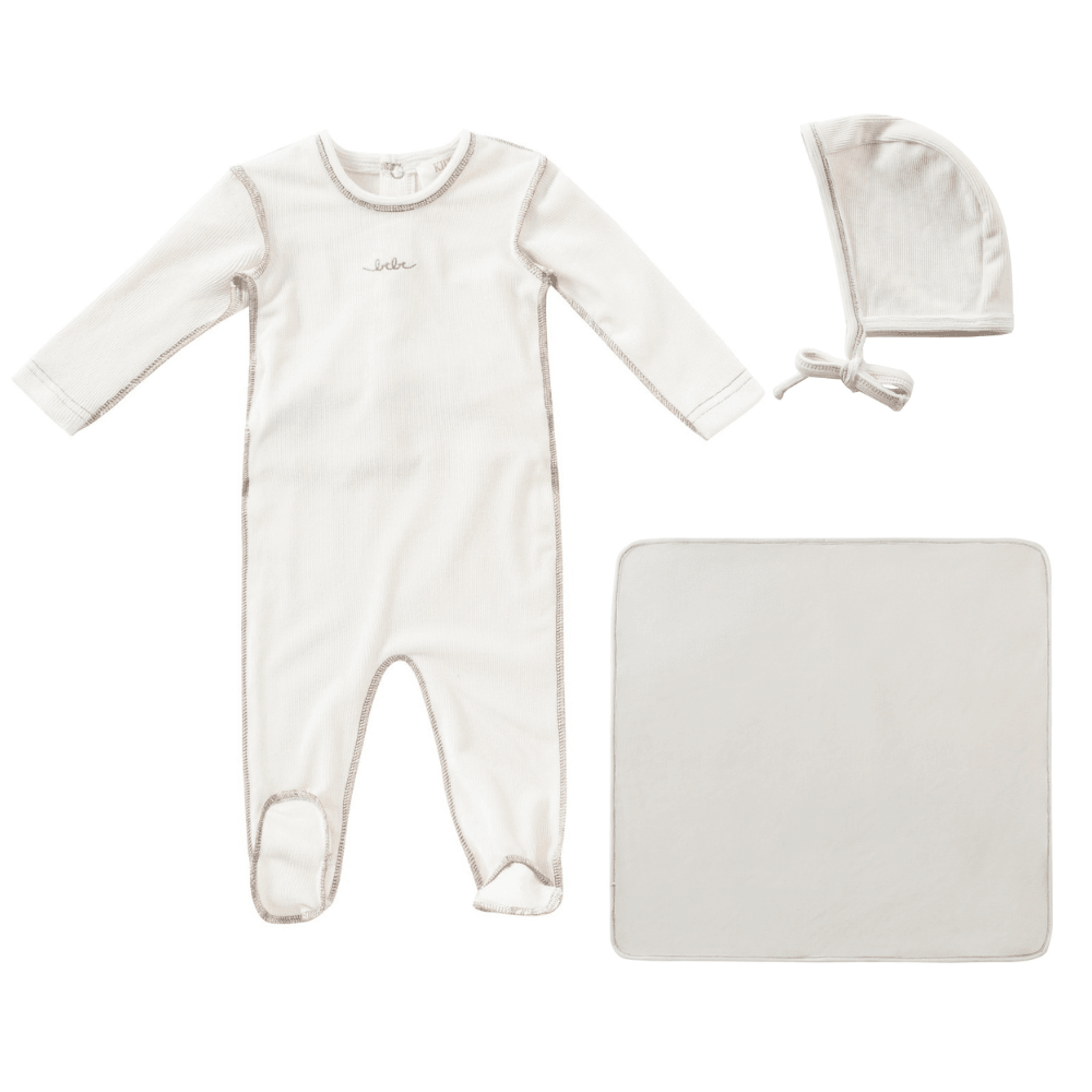 Kipp Edge Stitch Layette Set