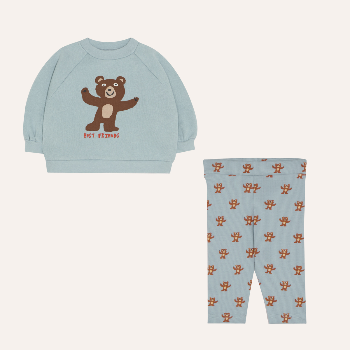 The Campamento Bear Baby Sweatshirt & Leggings