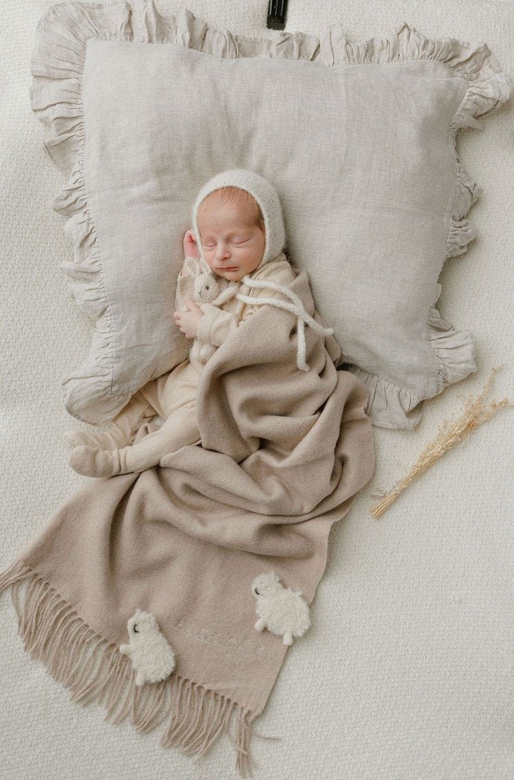 Lambswool Blanket - Taupe Lambswool Blanket - Taupe