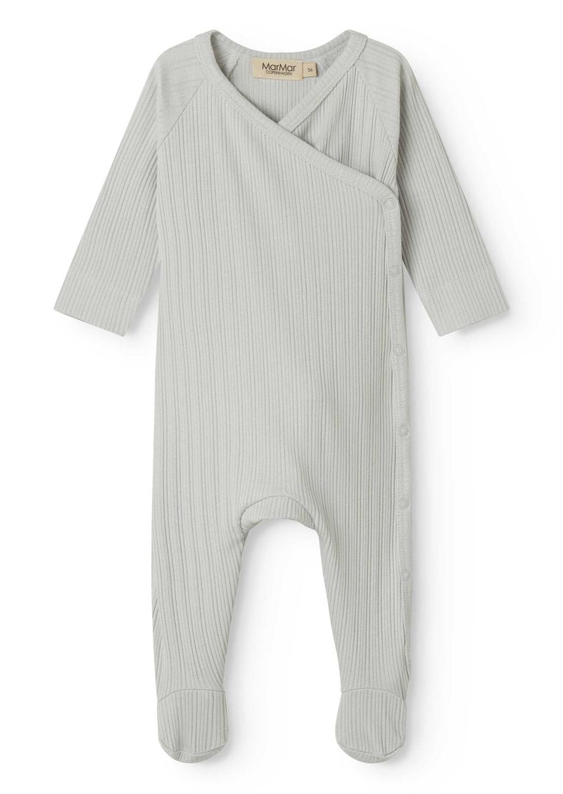 Marmar Fine Ribbed Footie  - Morning Dew