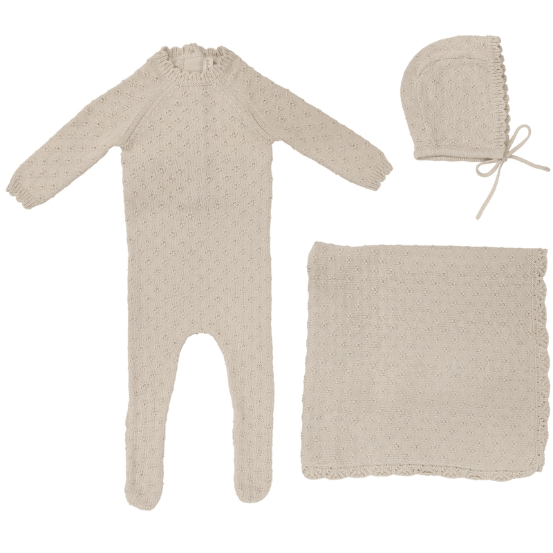 Lilette Vintage Knit Layette Set