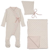 Bee & Dee Double Print Layette Set - Girls Print