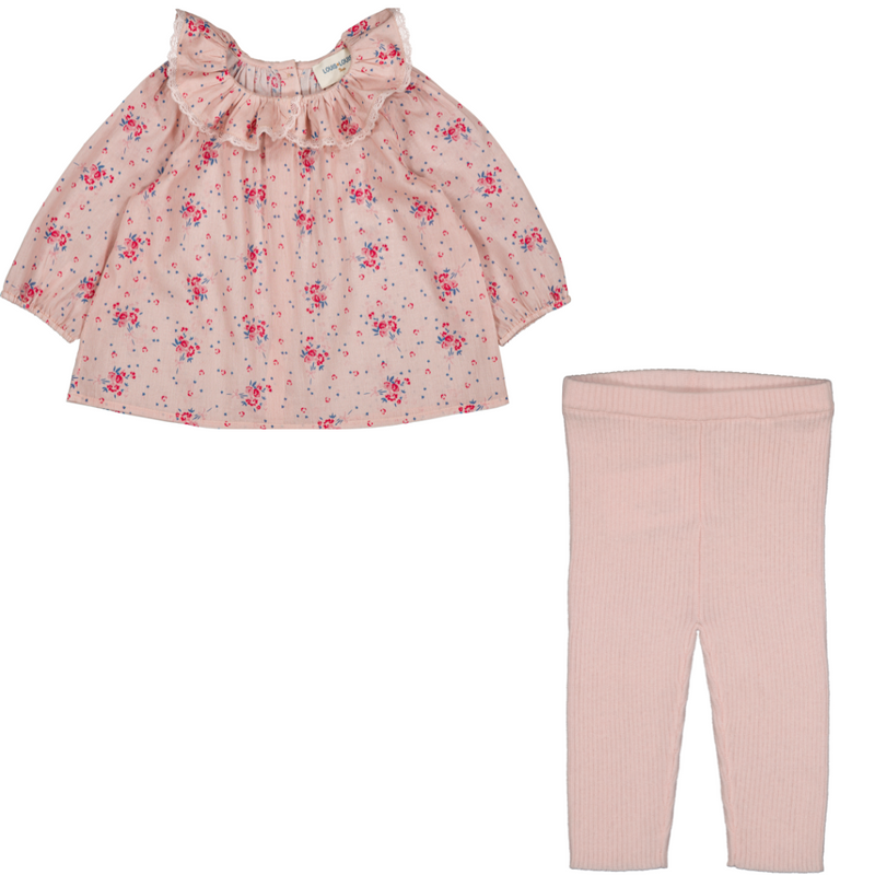 Louis Louise Romantic Flower Top & Leggings