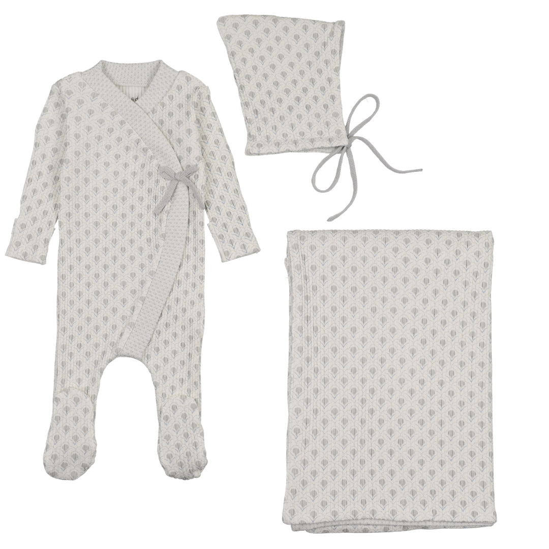 Bee & Dee Double Print Layette Set - Boys Print