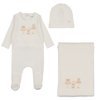 Bee & Dee Shades of Baby Layette Set -Chalk White Girls