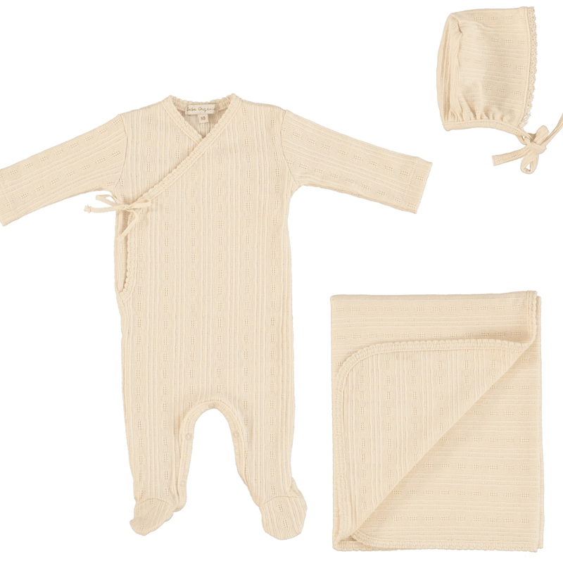 Bebe Organic Wrap Layette Set